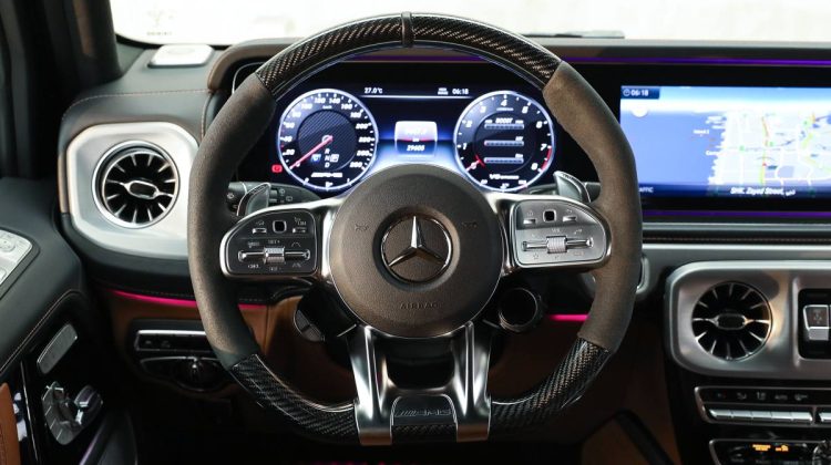 Mercedes Benz G 63 AMG | 2022 – GCC – Under Warranty – Travertine Beige Metallic | 4.0L V8