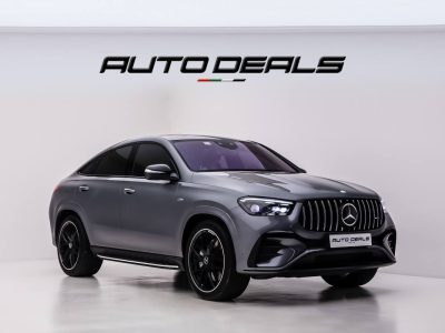 2024 Mercedes Benz GLE 53 4Matic AMG Coupe | GCC | Warranty | Low mileage | Perfect Condition